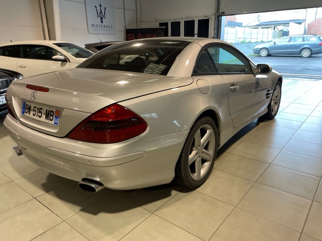 3/4 arrière droit Mercedes 500 SL