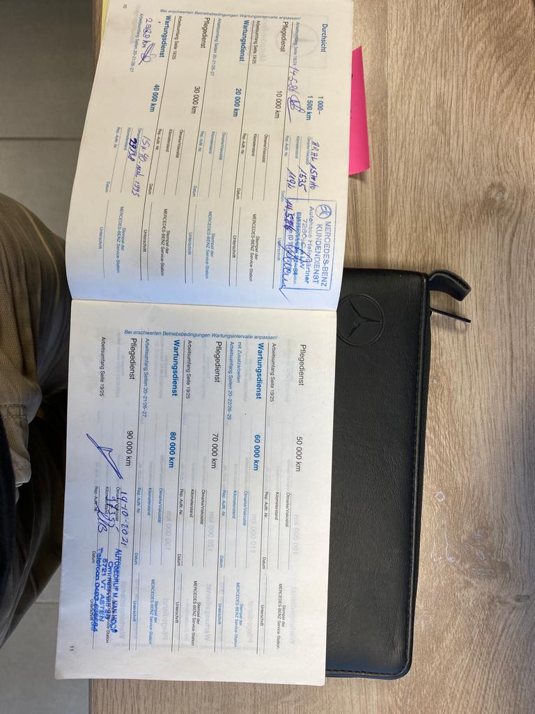 Carnet d'entretien - Mercedes 300 SL