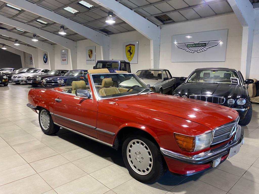 3/4 avant droit - Mercedes 300 SL