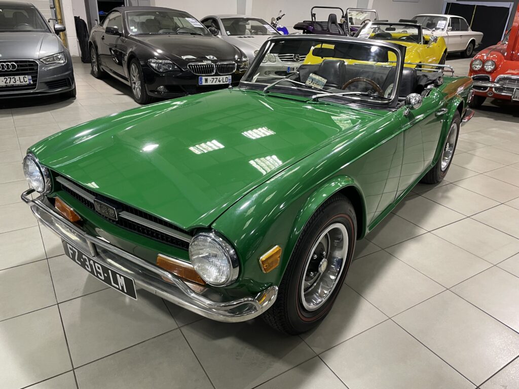 3/4 avant gauche - Triumph TR6